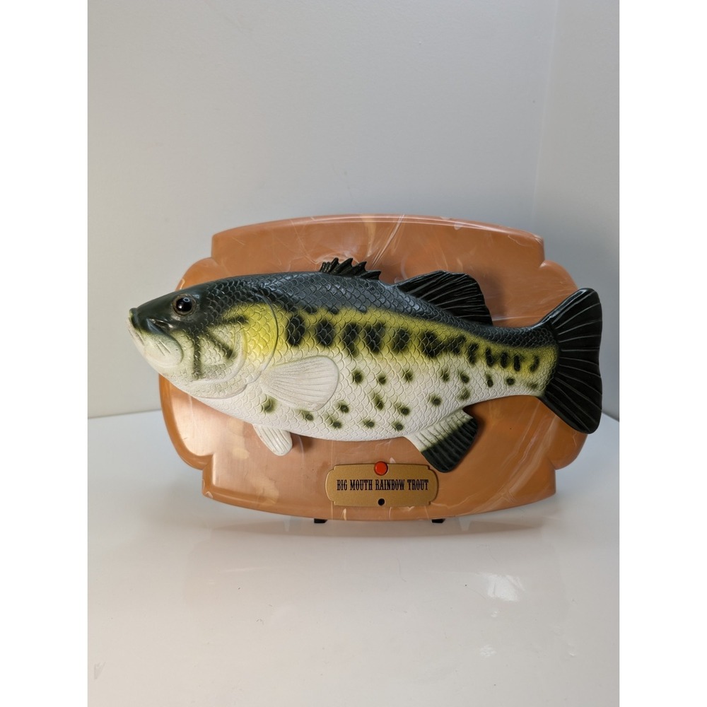 J.S.N.Y. Big Mouth Rainbow Trout Singing Fish Rare Fully Tested Working 1008